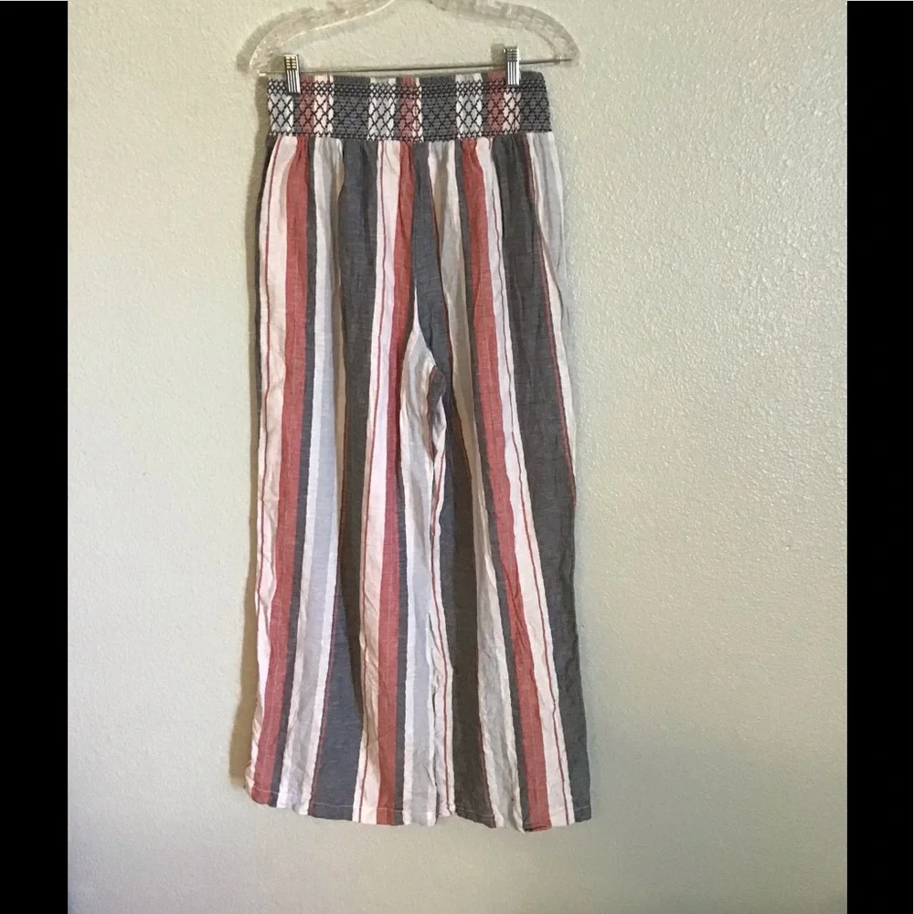 Style Me  Linen Blend Wide Leg Pant - Picture 7 of 7